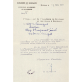 Avis de mise à disposition de la médaille d'argent.