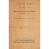 Liste des électeurs au Conseil départemental pour l'année 1935. Bulletin de l'Instruction Primaire. Supplément. Seine-Inférieure.