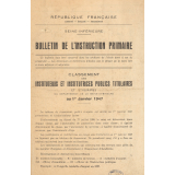 Classement des instituteurs et institutrices publics titulaires et stagiaires du département de la Seine-Inférieure. Bulletin de l'Instruction Primaire. Seine-Inférieure.