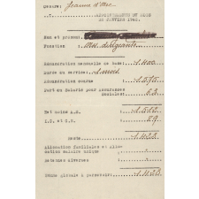 Bulletins de paye.