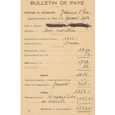 Bulletins de paye.