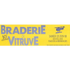 10ème anniversaire de la braderie de Vitruve.