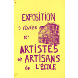 Exposition artistes et artisans.