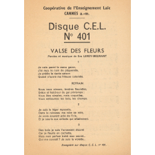 Valse des fleurs. Chanson d'automne