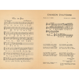 Valse des fleurs. Chanson d'automne