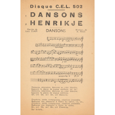 Dansons. Henrikje. .