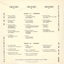 Chant et poésie : textes et chants choisis pour les enfants de 6 à 10 ans. Année scolaire 1967-1968