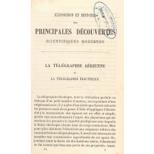 Exposition et histoire des principales découvertes scientifiques modernes : Tome troisième : Télégraphie aérienne et électrique - Galvanoplastie et dorure chimique - Photographie - Poudres de guerre et poudre coton