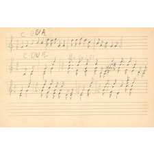 Cahier de musique