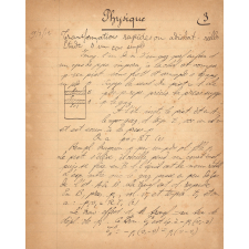 Physique Compléments : Cahier de devoirs (n° 3)
