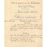 Cahier de roulement