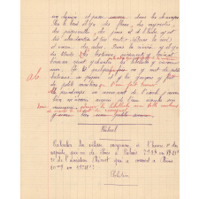 Cahier journalier