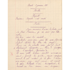 Cahier journalier