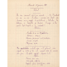 Cahier journalier