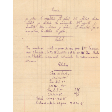 Cahier journalier