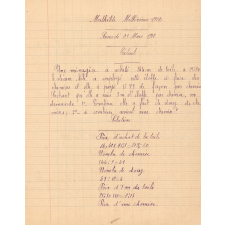 Cahier journalier