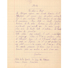 Cahier journalier