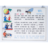 Tableau mural. Rémi et Aline. Niveau 1. N°7 : m / N°8 : l.
