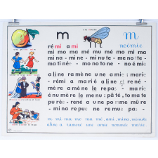Tableau mural. Rémi et Aline. Niveau 1. N°7 : m / N°8 : l.