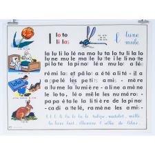 Tableau mural. Rémi et Aline. Niveau 1. N°7 : m / N°8 : l.