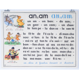 Tableau mural. Rémi et Aline. Niveau 1. N°17-ch/ N°18-ou.