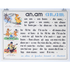 Tableau mural. Rémi et Aline. Niveau 1. N°17-ch/ N°18-ou.