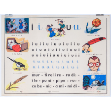 Tableau mural. Rémi et Aline. Niveau 1. N°1: i, u / N°2 : t, o.