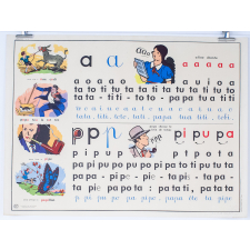 Tableau mural. Rémi et Aline. Niveau 1. N°3 : a, p / N°4 : r, e.