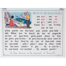 Tableau mural. Rémi et Aline. Niveau 2. N°5 : ac, oc, ic, uc, as, os, is, us / N°6 : al, ol, il, ul, oul, eul, oil.
