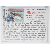 Tableau mural. Rémi et Aline. Niveau 2. N°9 : en = an, em = am / N°10 : au = eau.