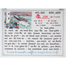 Tableau mural. Rémi et Aline. Niveau 2. N°9 : en = an, em = am / N°10 : au = eau.