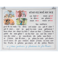 Tableau mural. Rémi et Aline. Niveau 2. N°17 : g, j / N°18 : ce = se, ça = sa.