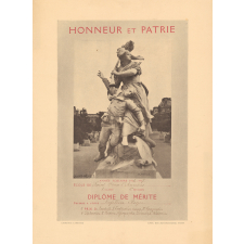 Diplôme de Mérite de l'École de Saint-Ouen-l'Aumône.