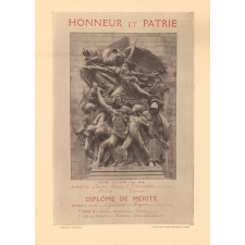 Diplôme de Mérite de l'École de Saint-Ouen-l'Aumône. 