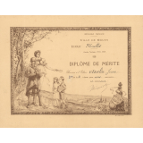 Diplôme de Mérite de l'École Mullot de Rouen