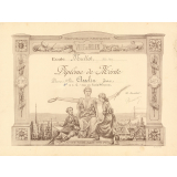 Diplôme de Mérite de l'École Mullot de Rouen. 