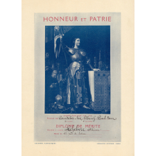 Diplôme de Mérite, 1er Prix de Lecture. 