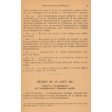 Nouveaux horaires et programmes de l'enseignement secondaire classique et moderne.
