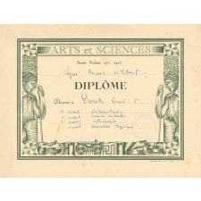 Diplôme de 1er accessit Mathématiques 2ème accessit Sciences Naturelles 3ème accessit Orthographe et accessit Education Physique. 