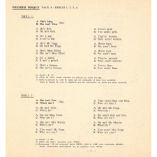 English drills. 1re série. Livret auxiliaire