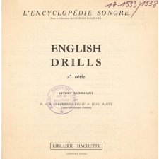 English drills. 2e série. Livret auxiliaire