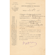 Nomination et maintien comme institutrice suppléante auxiliaire à Coulomby (Pas-de-Calais).