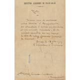 Nomination et maintien comme institutrice suppléante à Bouquehault (Pas-de-Calais).