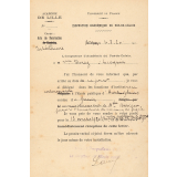 Nomination et maintien comme institutrice intérimaire à Hardinghen (Pas-de-Calais).