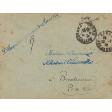 Attribution d'une lettre de félicitations pour les cours d'adultes à Beaulebcourt (Pas-de-Calais).