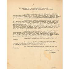 Election du 5 novembre 1954 à la commission administrative paritaire départementale des instituteurs.