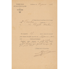 Rapports d'inspection et autres documents administratifs d'un instituteur de la Vienne. 