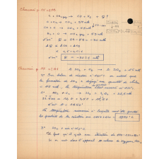 Exercices de chimie