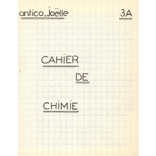 Cahier de chimie