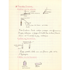Cahier de chimie